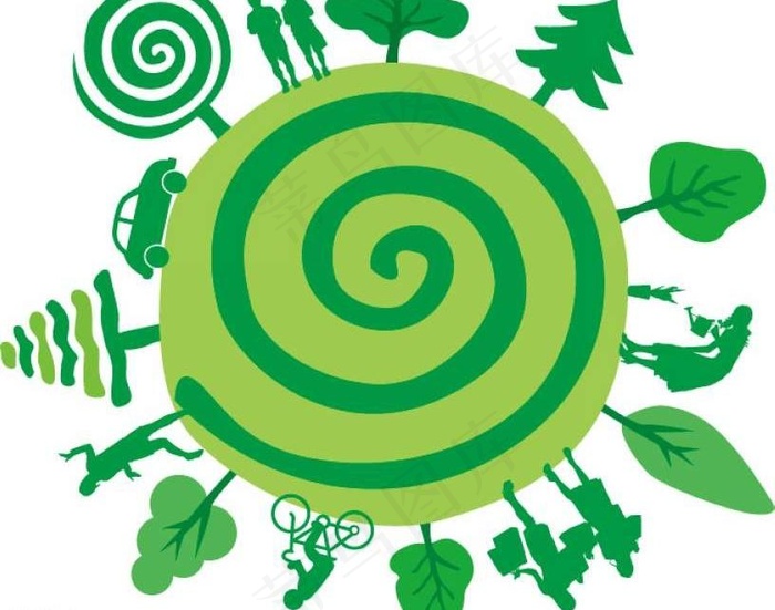 绿色环保背景图片