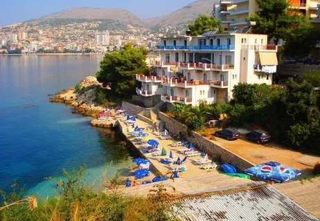 阿尔巴尼亚 都拉斯 亚得里亚海 旅...