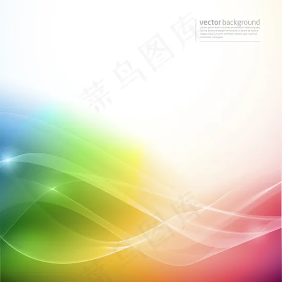 动感波纹色彩渐变背景矢量素材eps,ai矢量模版下载