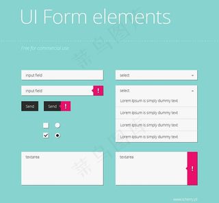 网页ui设计psd分层素材