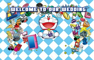 哆啦a梦婚礼甜点区图片