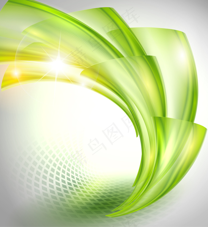 绿色背景矢量图