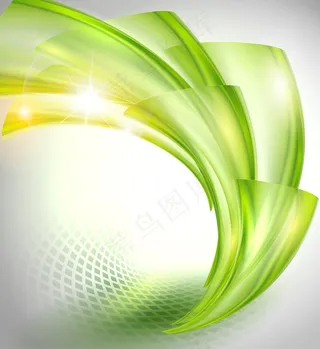 绿色背景矢量图