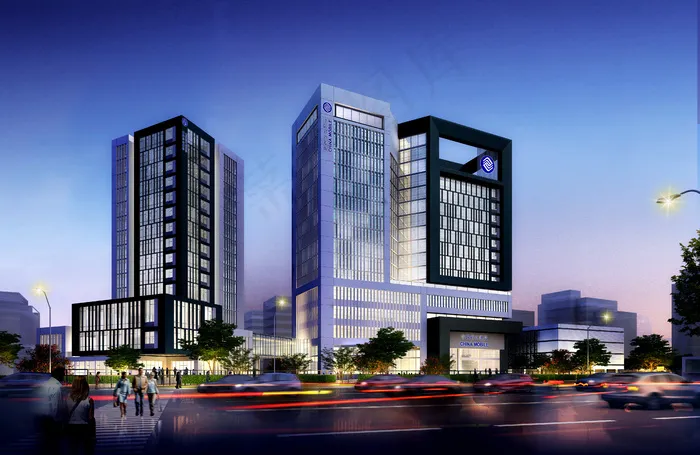 公共建筑效果图图片