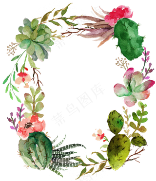 手绘水彩可爱卡通动物PNG免扣图片...