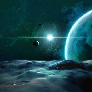 蓝色炫酷星空背景 蓝色炫酷星空背景