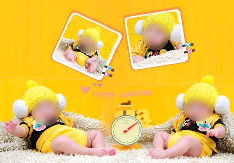 竖版儿童相册psd儿童模板