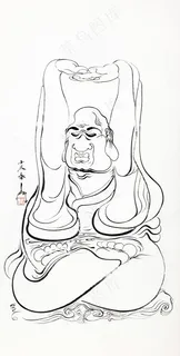 十八阿罗汉 探手图片