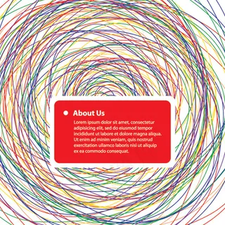 动感彩色铅笔涂鸦矢量图