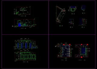 洗头房装修图 cad图纸