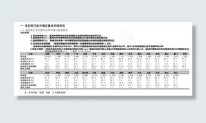 洗衣机行业分地区基本市场状况