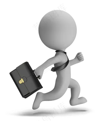 商务合作活动办公立体3D小人免扣p...