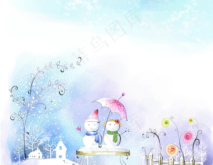 雪中的温暖图片