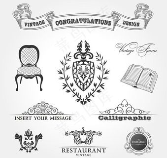 高档欧式花纹图片