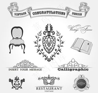 高档欧式花纹图片