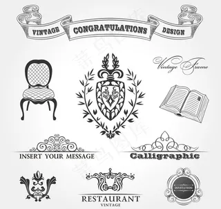 高档欧式花纹图片