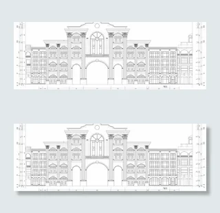 欧式构造 大门图片