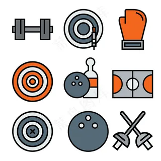 运动类icon图标