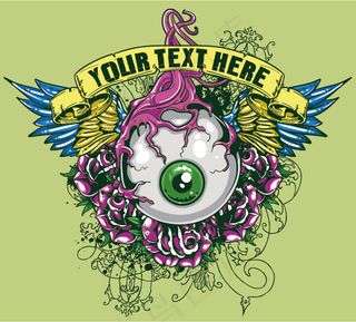 创意诡异眼睛AI下载免费下载