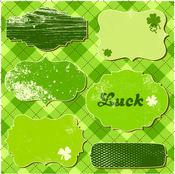 线描花纹怀旧边框矢量素材