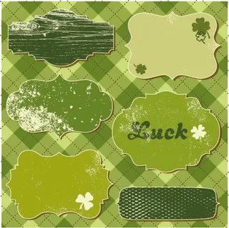 线描花纹怀旧边框矢量素材