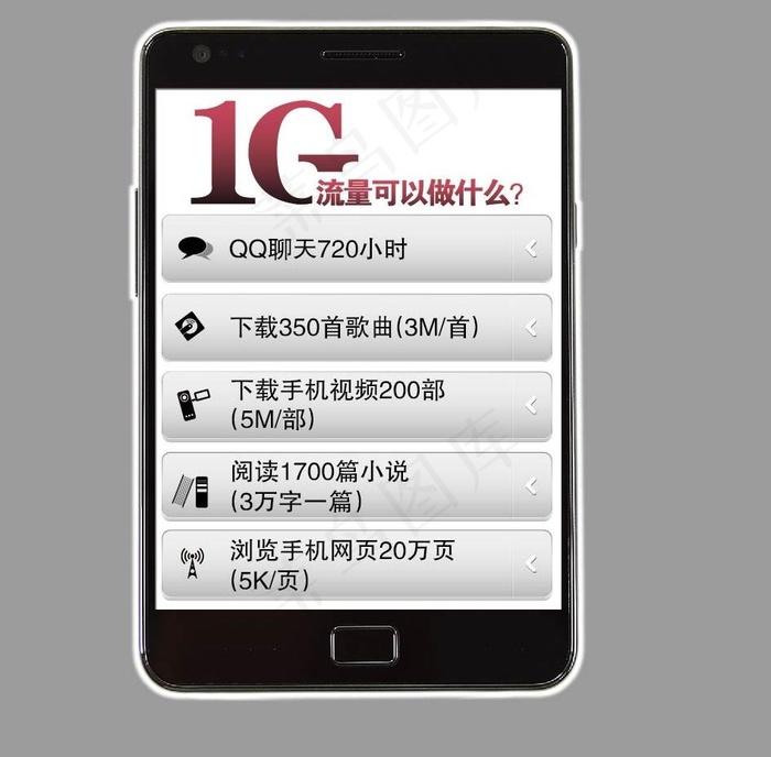 1g流量图片ai矢量模版下载