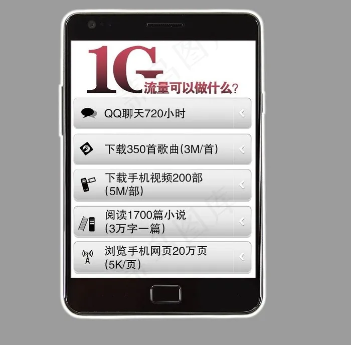 1g流量图片ai矢量模版下载
