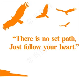 跟随你的心矢量图 老鹰