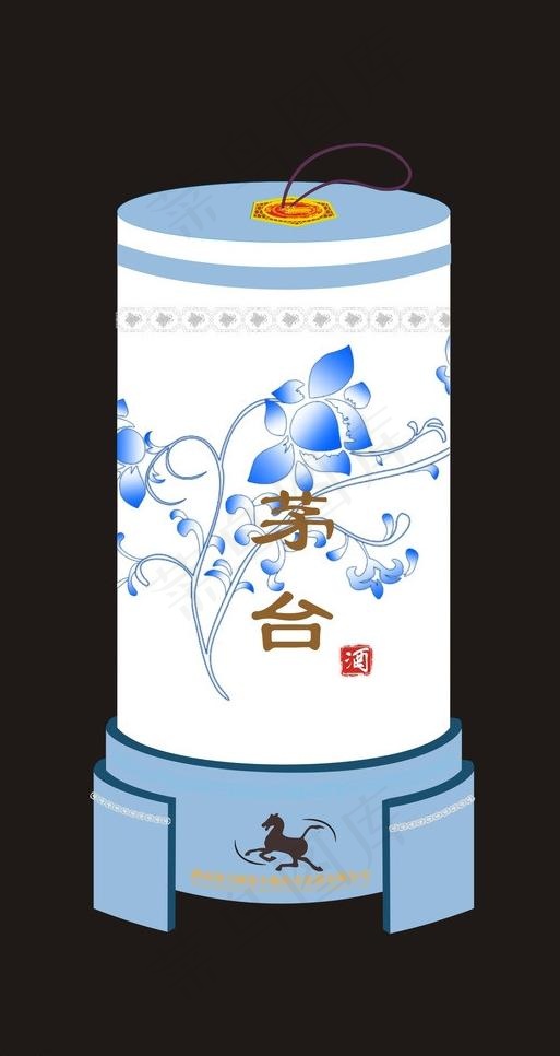 酒包装图片cdr矢量模版下载