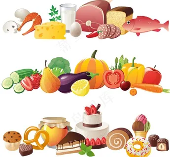 蔬菜水果鲜肉蛋糕图片 蔬菜水果鲜肉蛋糕图片
