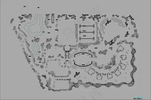 园林绿化景观图