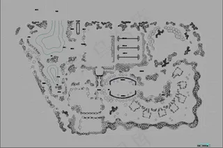 园林绿化景观图