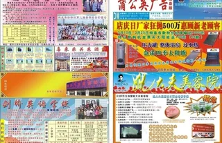 蒲公英广告dm报纸图片