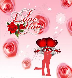 玫瑰之约移门图图片