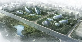 室外建筑模型图片