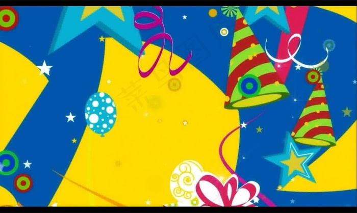 生日快乐生日祝福AE视频片头模板下...