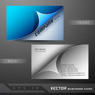 高档大气精致简洁名片设计模板