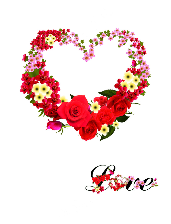 桃心 爱心 love 玫瑰花