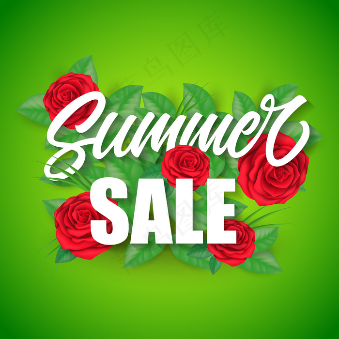 绿色背景矢量图