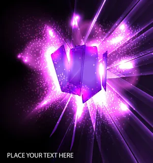 璀璨的霓虹灯特效02——矢量素材