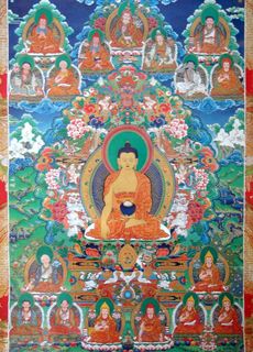 西藏 日喀则 唐卡 佛教 佛法 佛...