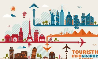 矢量城市旅游素材图片