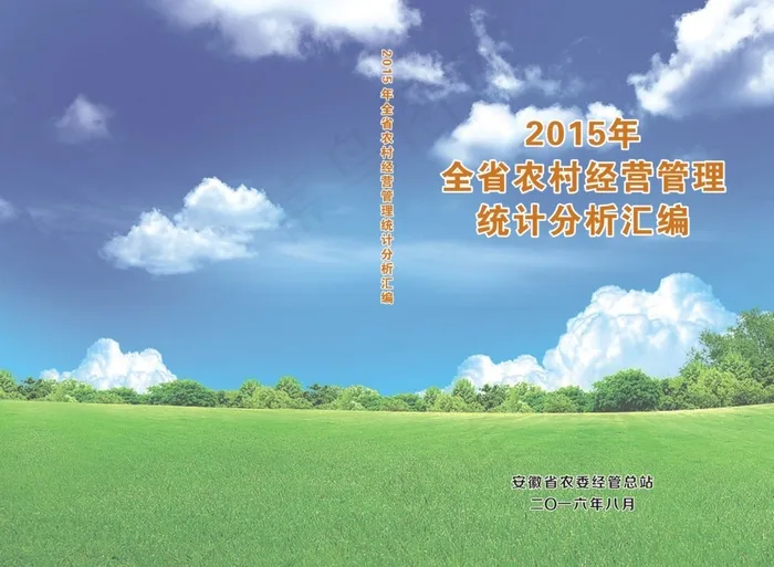 2015年全省农村经营管理统计分析...cdr矢量模版下载