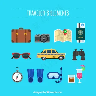 平面旅游要素集合