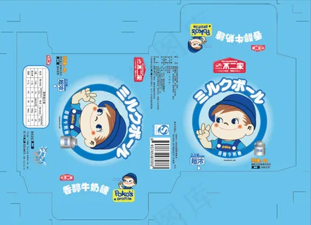 香醇牛奶糖包装