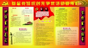 林业站创先争优宣传栏