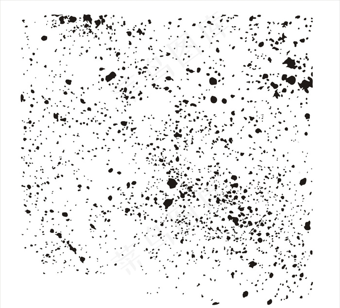 飞溅墨点矢量