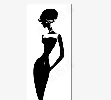 矢量职业小资女性人物图片