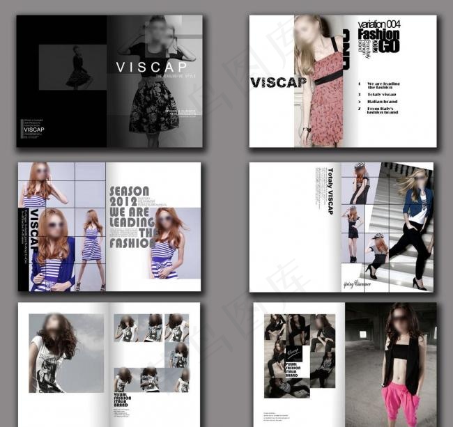 时尚品牌女装画册图片