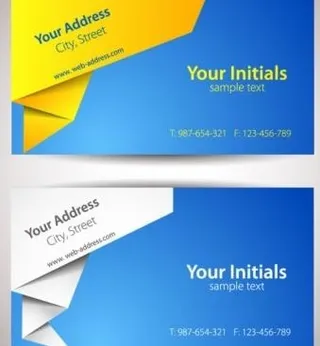 趋势05折纸背景矢量